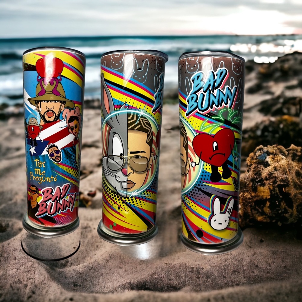 Bad Bunny 20oz tumbler
